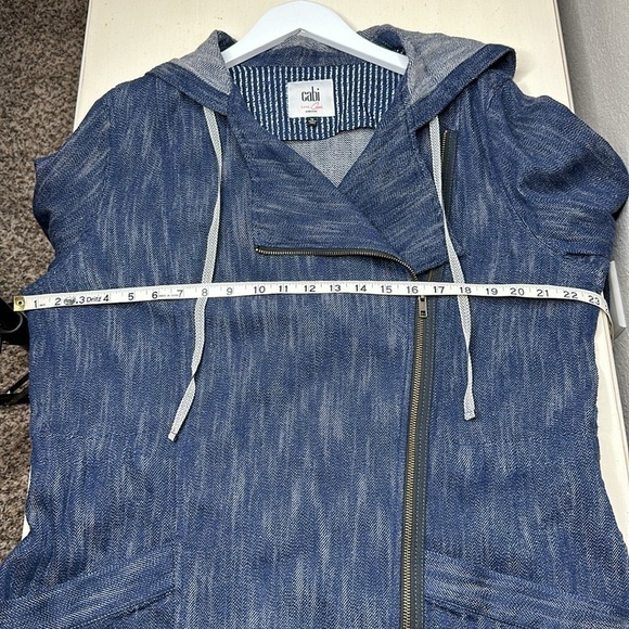 CAbi Adventure Anorak Blue Denim Jacket 5100 Size Large - Picture 12 of 14